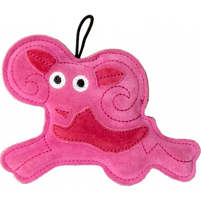 Kiwi Walker Hračka pes Leather Capricorn kůže 20 cm