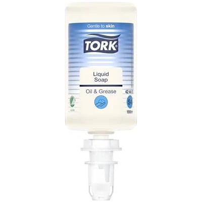 TORK Течен сапун, 1 л, система s4, tork "Масло и обезмаслител", прозрачен 424401 (424401)