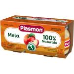 PLASMON Плодово пюре Plasmon - С ябълка, 6м+, 2 х 80 g (0983) - baby