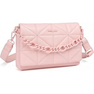 Konofactory extravagantní crossbody kabelka "Chain" Růžová