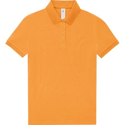 B&C My Polo 210 /women Dámske piqué polo oranžová tahiti coral