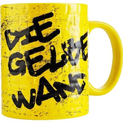 FotbalFan Hrnek s Keramický hrnek Borussia Dortmund FC žlutý BVB6056 300 ml