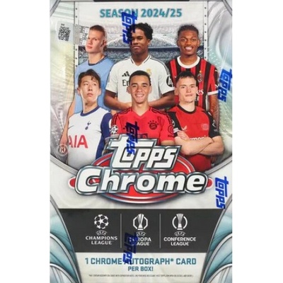 Topps 2024/25 Chrome UEFA Club Competitions Soccer Hobby box