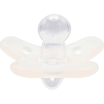 Canpol babies 100% Silicone Soother Symmetrical cumlík white 1 ks