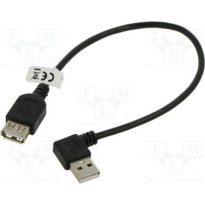 Goobay 95705 USB 2.0 USB A zásuvka USB A úhlová zástrčka