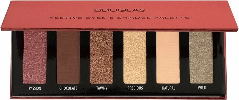 Douglas Festive Eyes 6 Shades Palette Сенки палитра