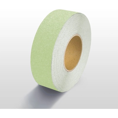 Luminiscenční protiskluzová páska standard WT-5416 – minerální granulát v syntetické pryskyřici, 25 mm × 6 m