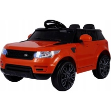 Joko Elektrické autíčko Range odpružené plastové kolesá USB MP3 oranžová