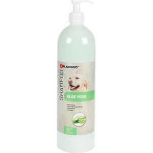 FLAMINGO Shampoo Aloe vera Any coat type - Шампоан за кучета с Алое Вера за всеки тип козина - 1 лит, Белгия - 1030860