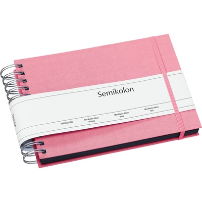 Semikolon Фотоалбум Uni Mini Mucho с черни карти розов (364015)