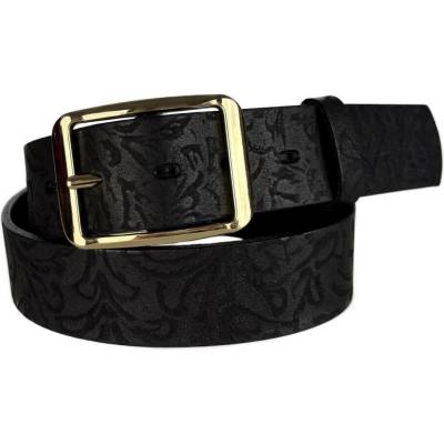 Penny Belts Dámský kožený opasek 53-V260 černý
