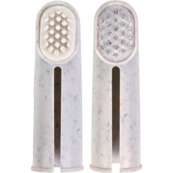 TRIXIE Toothbrush Set - комплект четка за зъби и четка за масаж на венците , за кучета и котки