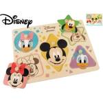 Mikro Дървен пъзел Disney 30x22см 24м + 6 части (35169)