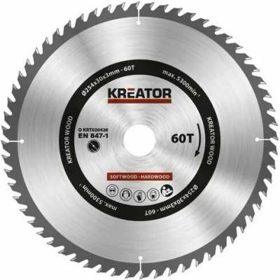 Okružní pila, kotouč 254x30mm Kreator KRT020428