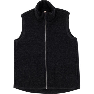 Engel Дамски вълнен елек Engel Women's Vest Merino vest - Schwarz Melange - размер 38/40 (EU) (132-1270-0213)