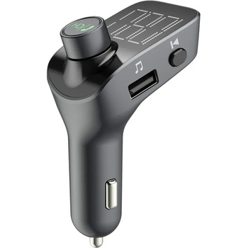 Image 1 of FM Bluetooth трансмитер с USB зарядно за кола, MP3 плеър - T15