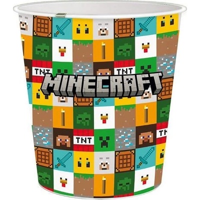 Stor Plastový odpadkový kôš MINECRAFT 5l