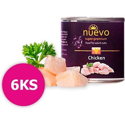 NUEVO CAT Adult Kuracie 6 x 200 g