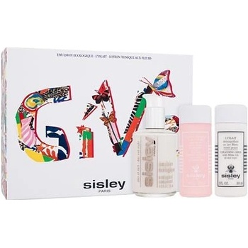 Sisley Give The Essentials Gift Set : pleťová emulze Ecological Compound Day And Night 125 ml + odličovací mléko Lyslait Cleansing Milk With White Lily 100 ml + pleťová voda Floral Toning Lotion 100 m