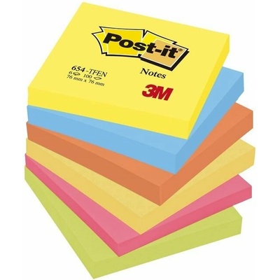3M 3M Post-it samolepicí bločky 654, velikost 76 x 76 mm (654-TFEN)