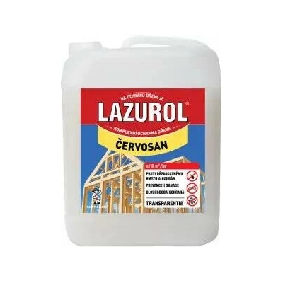 Lazurol červosan na hubení červotočů, 5 l