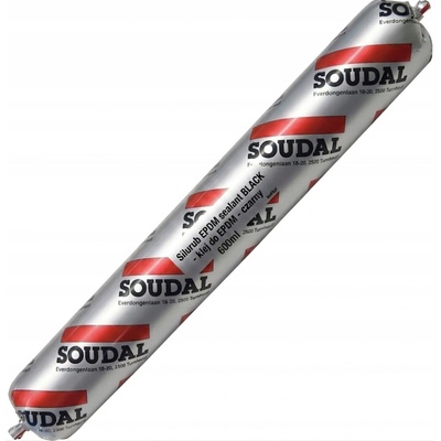 Soudal Silirub 2 600 g černá