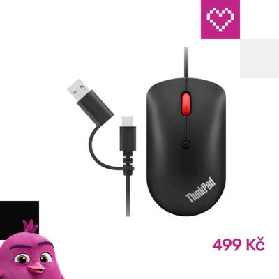 Lenovo ThinkPad USB-C Wired Compact Mouse 4Y51D20850