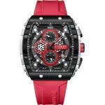 Curren Мъжки часовник Curren Marv, Хронограф, Силиконова каишка, Червен (CURREN-8442-RED) Часовници