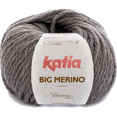 Katia Big Merino 12 Grey Плетива прежда (BM 12)
