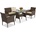 Garden Point Градински мебели от техноратан Valetta Garden Point, кафяви (GAP526)