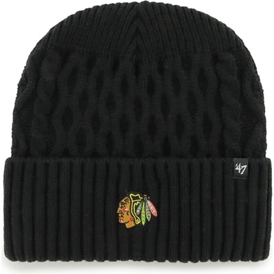 47 Brand Zimní čepice Chicago Blackhawks Drumcliffe '47 Cuff Knit Black