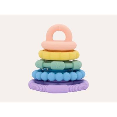 Jellystone Designs - Skládací silikonová pyramida s kousátky Pastel