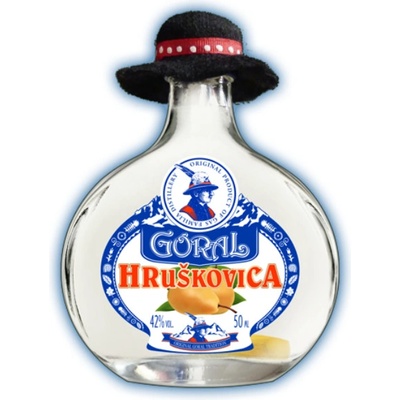 Goral Hruškovica MINI 42% 0,05 l (čistá fľaša)