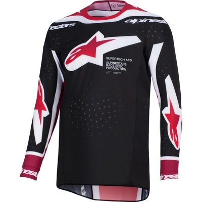 Alpinestars SUPERTECH PRO AFD VISTA černá/červená/bílá 2026 – Zbozi.Blesk.cz