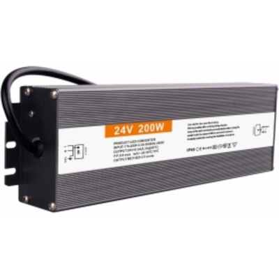 Lightex Led ДРАЙВЪР 200w 24v ip67 АЛУМИНИЙ (3800883144191)