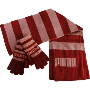 Image 1 of PUMA Since 48 Scarf&Gloves Red