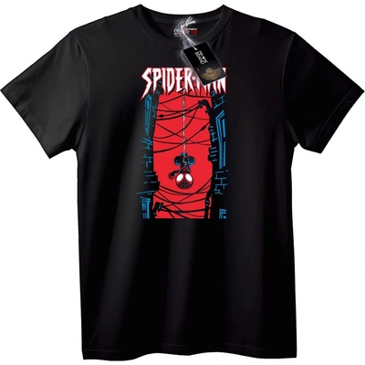 NOONEBRAND Тениска Spider-Man Градска Мрежа - 2XL, White