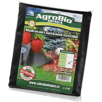 AgroBio 06429746 Netkaná textílie 3,2x5m černá