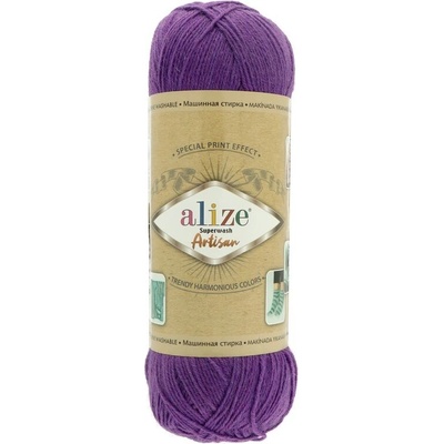 Alize Superwash Artisan 44 fialová