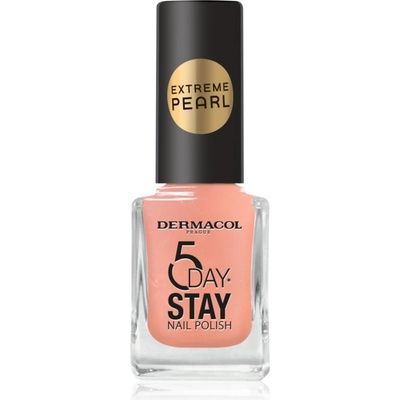 Dermacol 5 Day Stay Extreme Pearl лак за нокти перлен блясък цвят 2 11ml