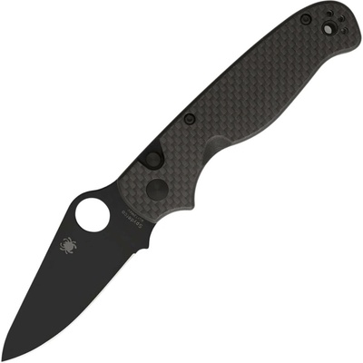 Spyderco ButtonUp Carbon Fiber Black Blade