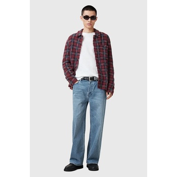 AllSaints Памучна блуза с дълги ръкави AllSaints FOSTER (M026JC)