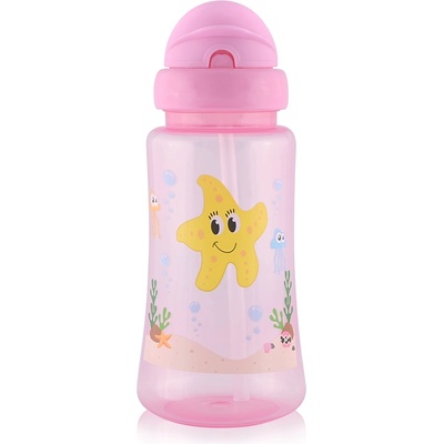 Baby Care СПОРТНА БУТИЛКА СЪС СЛАМКА 330МЛ РОЗОВА (10200930002)