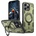 HQWear Hybrid Armor Trendy Case с MagSafe за iPhone 16 Pro Max - зелен (Hybrid Armor Trendy color matching MagSafe iPhone 16 Pro Max olive green)
