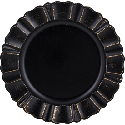 Art-Pol Čierno zlatý podtanier 160470 32cm