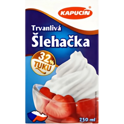 Kapucin Šlehačka trvanlivá 30% 250 ml