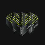 Winmau Пера Prism Alpha MvG Black, Green & Grey Chevron Winmau