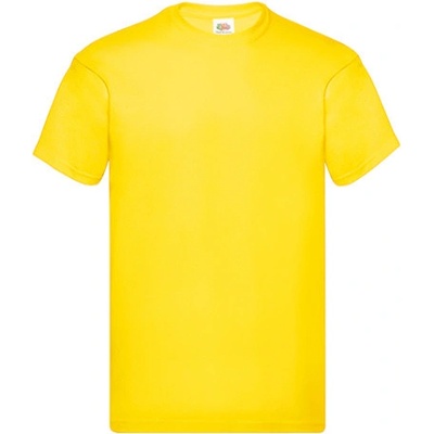 Fruit of The Loom pánske tričko yellow