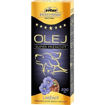 Vitar Vet Olej Ľanový 200 ml