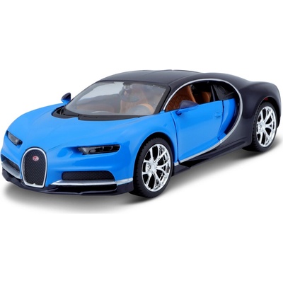 Maisto Bugatti Chiron modré assembly line 1:24